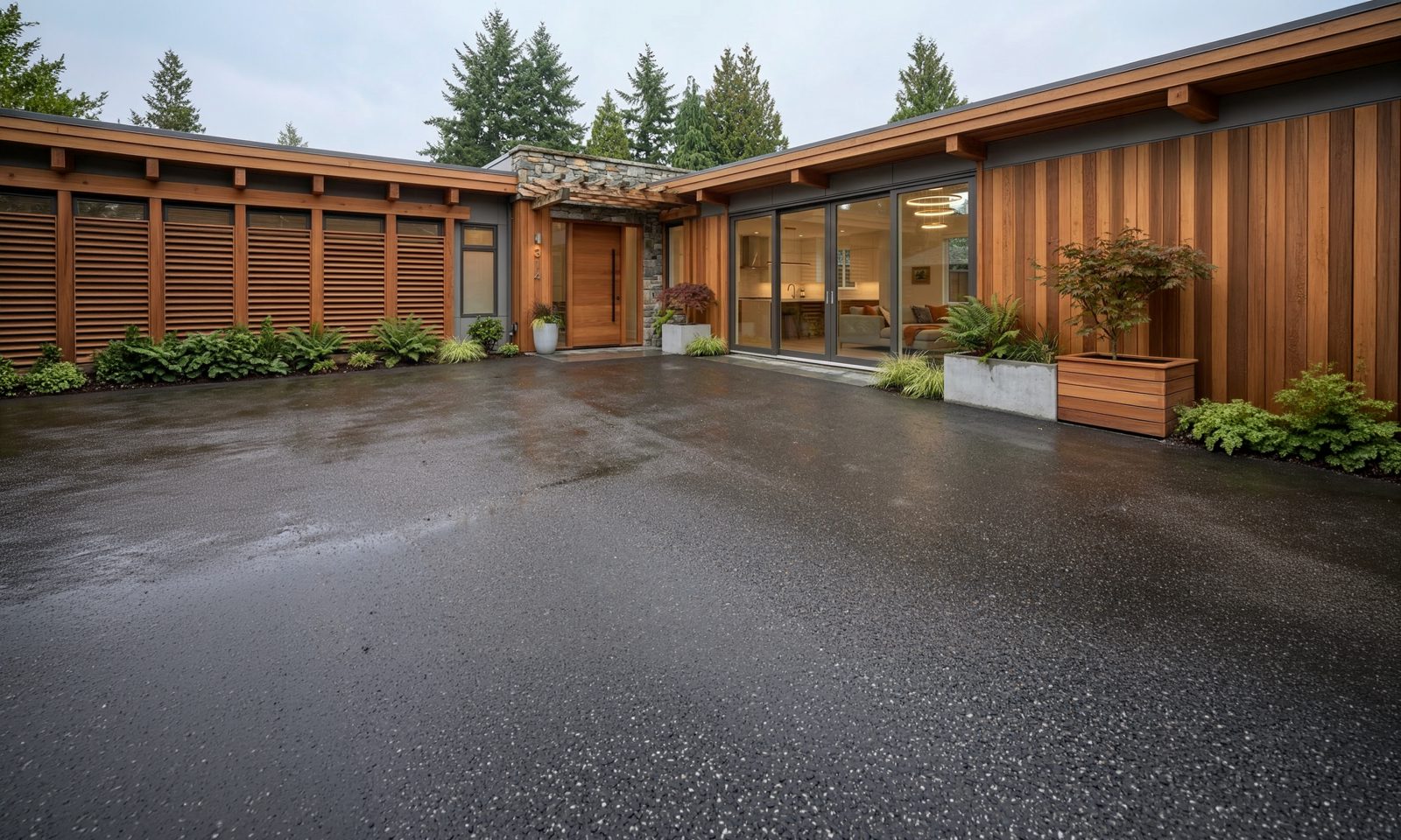 Cross-section illustration of a North Shore home